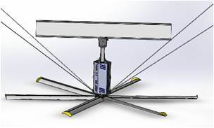 24FT Large Blade Gearbox Ceiling Fan 3
