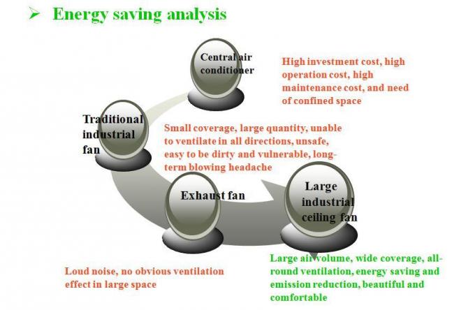 24FT Large Blade Gearbox Ceiling Fan 4