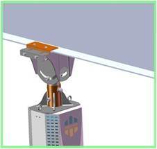 50 RPM Air Cooling Toko Garasi HVL ventilator langit-langit industri 5