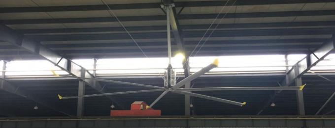 24FT Pmsm Penghematan Energi HVls Fan Langit-langit Untuk Fungsi Pendingin Udara Dan Ventilasi 0