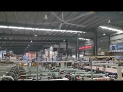1.5KW Power Supply 5-Blade 7.3m 24FT JUNYI Industrial HVLS Pemanas Langit-langit untuk Industri