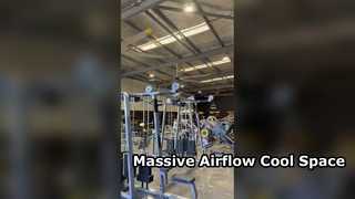 Lihat Demo Kipas Kecepatan Rendah Volume Tinggi 6 Blade 16 Kaki 5,0M