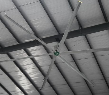 Air pendingin atap langit-langit besar 24 kaki HVLS kipas industri