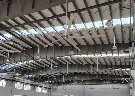 Harga yang bagus Penggemar Industri HVLS Efisiensi Tinggi Untuk Gereja Dan Gudang on line