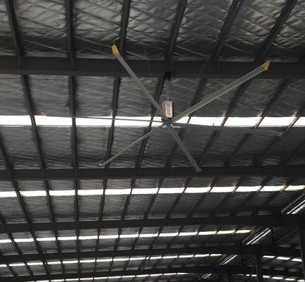 Harga yang bagus 5.5 Meter 18FT Automobile Workshop Aluminium Blade Ceiling Fan on line