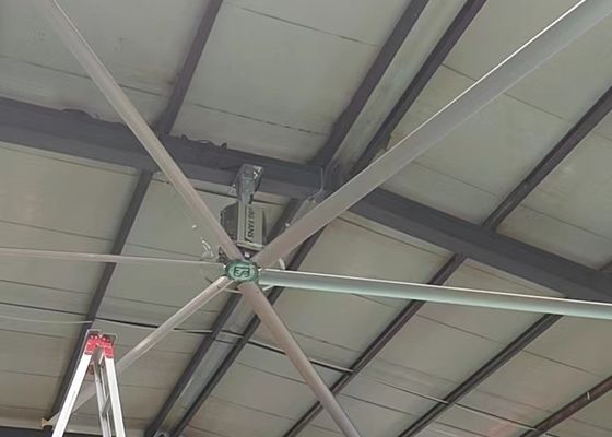 Harga yang bagus 7.3m Raksasa Industri Gear Motor Ventilasi Pendingin Di Express Sorting Center on line