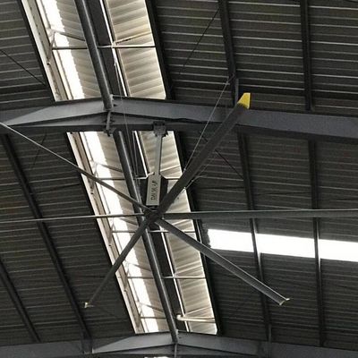 1.5kw Natural Cool Air Cooling High Speed HVLS Ceiling Fan