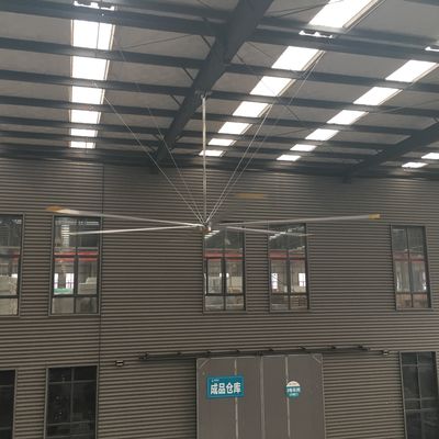 Harga yang bagus Fans langit-langit industri HVLS efisiensi tinggi Fasilitas ventilasi on line