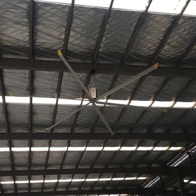 Harga yang bagus 18ft Industri gudang bengkel Pmsm Volume tinggi dan kecepatan rendah Fan langit-langit untuk ventilasi on line