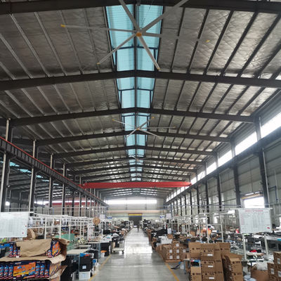 Harga yang bagus 0.40KW High Speed High Volume Fans HVLS Besar Untuk Gym Mall on line