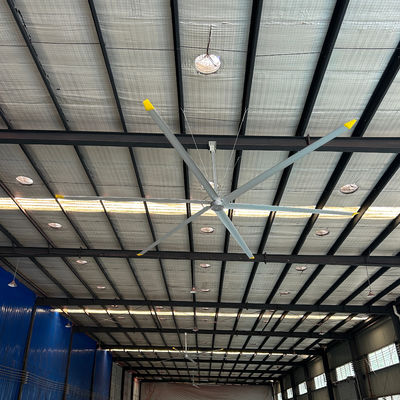 Harga yang bagus 8FT-24FT Fan Langit-langit HVS Industri Besar untuk fungsi pendingin udara dan ventilasi on line