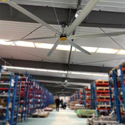 Harga yang bagus 5.5m 18FT Langsung Gymnasium Safety Komersial HVLS Fan dengan Pemasangan Langit-langit dan fungsi pendinginan on line