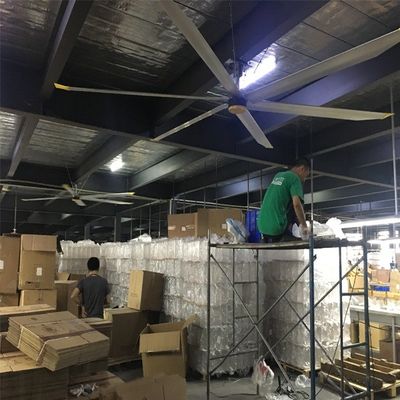 Harga yang bagus BLCD Motor 5.0m 16FT Large Air Flow HVLS Ceiling Fan untuk pendingin udara dan ventilasi on line