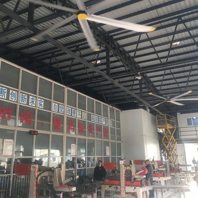 Harga yang bagus BLCD Motor 5.0m 16FT Fan Langit-langit HVLS Besar untuk pendingin udara dan desain bebas perawatan on line