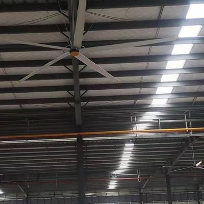 Harga yang bagus Kekuatan 6,1m 20FT HVLS Industrial Ceiling Fan untuk Restoran dan Pabrik Manufaktur on line