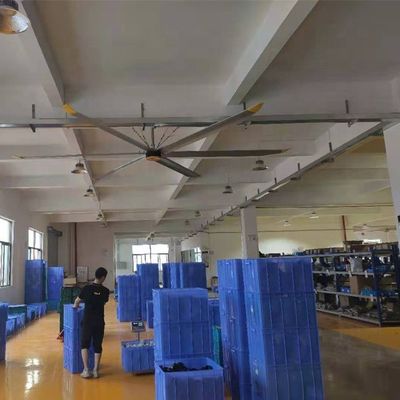 Harga yang bagus Al-Mg Alloy Blade 5.5m 18ft Direct HVLS Fan untuk Gym Restaurant Manufacturing Plant Rumah on line