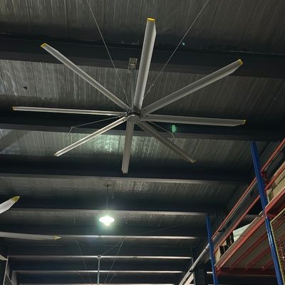 Harga yang bagus Pendinginan Udara Volume Tinggi 3.6m 12FT Industrial HVLS Ceiling Fan Besar dengan 8 bilah on line