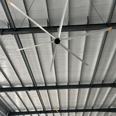 Harga yang bagus Fan Diameter 8FT-24FT PMSM Motor-driven HVLS Ceiling Fan untuk Kabel Produksi Workshop on line
