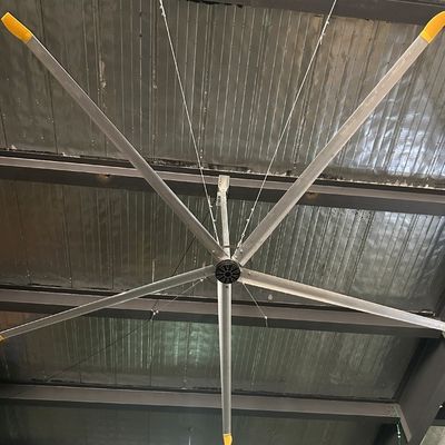 Harga yang bagus 5.0m 16FT Industrial Electric HVLS Ceiling Fan untuk pendinginan dan pembuangan on line
