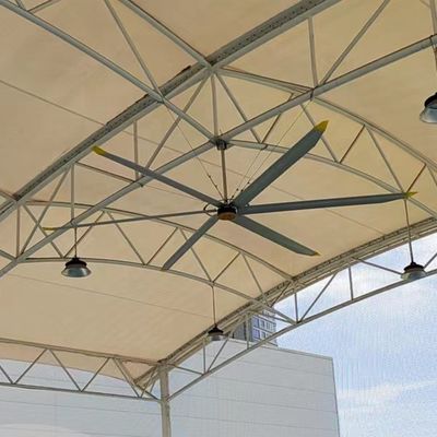 Fan HVLS 16FT yang dipasang di langit-langit untuk pendinginan udara dan ventilasi yang optimal di industri