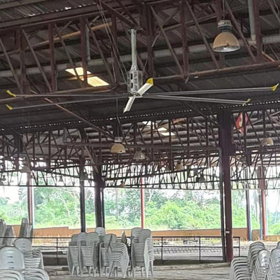Harga yang bagus Kekuatan 1.5KW Kipas Langit-langit 5.5m 18FT untuk pendingin udara pertanian dan ventilasi industri on line