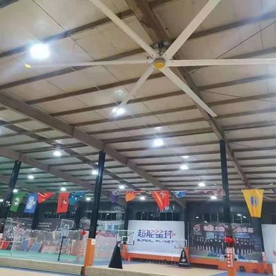 Harga yang bagus DX-7.3 24FT Besar HVls Industrial Ceiling Fan untuk Pusat Gymnasium Diameter 7,3 Meter on line