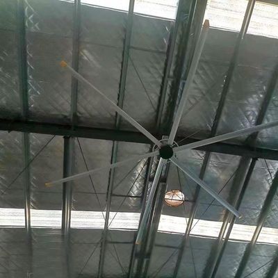 Harga yang bagus DX-7.3 Penggemar langit-langit industri Hvls besar dengan motor Pmsm dan bahan pisau Al-Mg on line