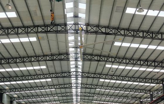 Harga yang bagus AC Listrik Tipe Aluminium Ventilator untuk 24FT Besar HVls Lampu Pendinginan Lantai Industri Dari Gudang Pendingin on line