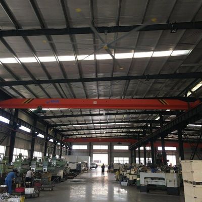 7.3 Meter Hvls Fan Langit-langit Industri Raksasa Ventilator untuk ruang tinggi dan besar