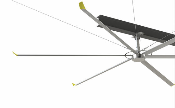 Harga yang bagus Kipas angin langit-langit industri besar dengan diameter 7 meter dan motor gearbox 1,5kw on line