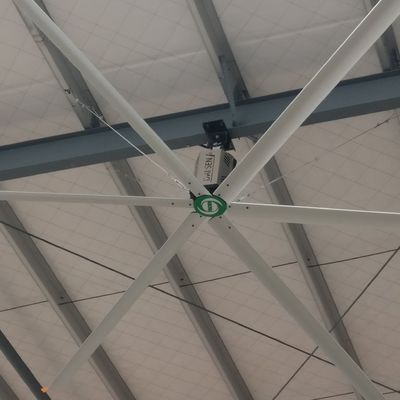 Harga yang bagus Ventilasi Gearbox Motor Pole dipasang HVLS langit-langit kipas untuk rumah on line