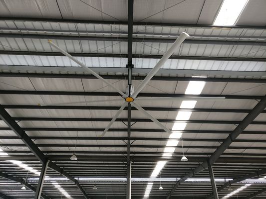 Harga yang bagus 50 RPM 24 Ft Komersial Fans Volume Tinggi Kecepatan Rendah on line