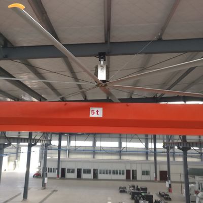 Harga yang bagus 22FT 52RPM Kipas Langit-langit Industri Raksasa on line