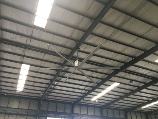 Harga yang bagus 24FT 2.0 HP Ventilasi Pendingin Lembar Aluminium Kipas Langit-langit Raksasa on line