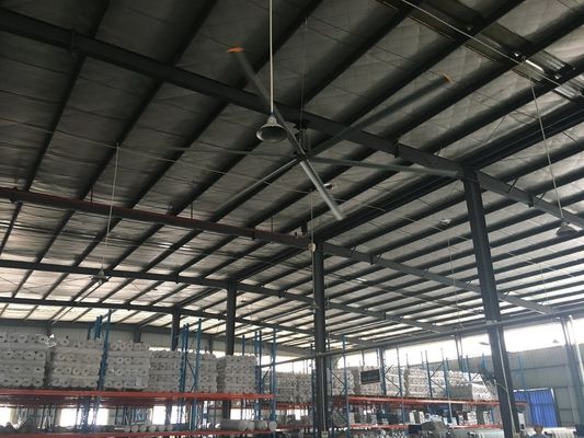 Harga yang bagus Ventilasi Besar Enam Lembar Aluminium Kotak Gir Langit-langit Fan on line