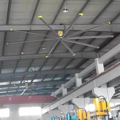 Harga yang bagus Pengudaraan Industri Besar 16800 CMM 7.3M Long Blade Ceiling Fan on line