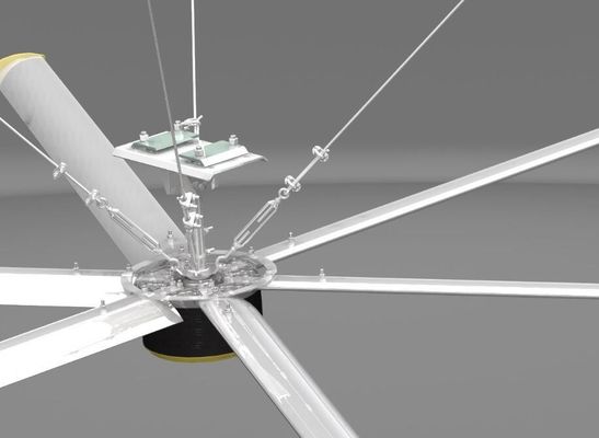 Harga yang bagus 6.0M 20 kaki Pmsm Kamar Mesin Enam Bilah Besar HVLS Fans on line