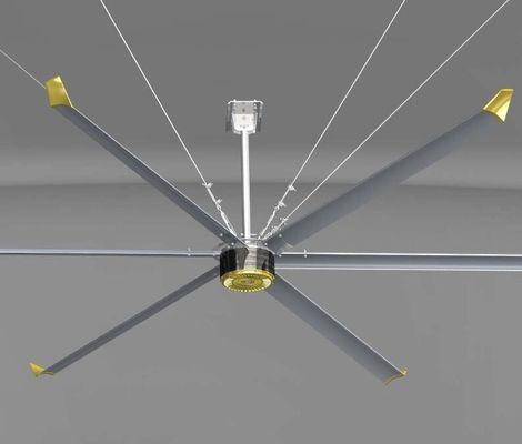 Harga yang bagus 6.6M 21ft Gudang Air Vent Besar HVLS Fan Dengan Pmsm Motor on line