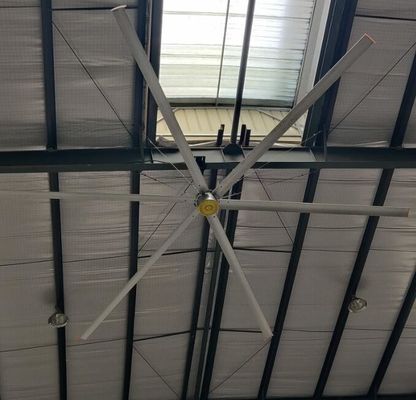 Harga yang bagus 7.3M 24 FooT Pmsm Motor Ventilasi Industri Kipas HVLS besar on line