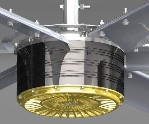 Harga yang bagus 24FT ventilasi pendingin bawah kipas HVLS ekstra besar on line