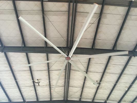 Harga yang bagus Pengeringan Udara Ventilasi Gudang 4.8M Kipas Angin Langit-langit Berkecepatan Tinggi on line