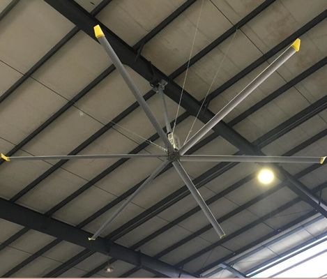 Harga yang bagus Workshop Area Besar Pendingin Udara Ventilasi Kipas HVLS Besar on line