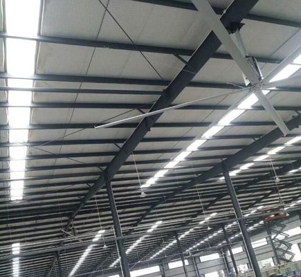 Harga yang bagus Penggemar langit-langit kecepatan rendah volume tinggi industri 22FT besar on line