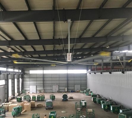 Harga yang bagus Workshop pendingin ventilasi 0.6KW 14FT 5 Blade HVls Fan on line