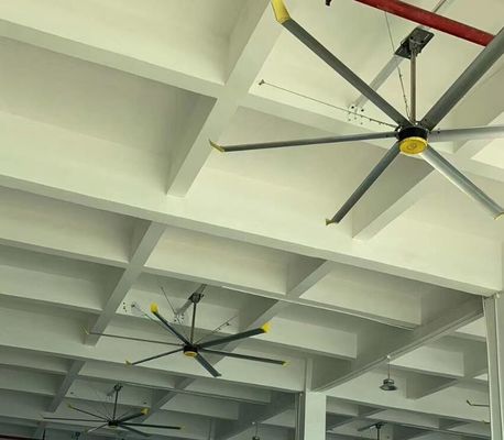 Harga yang bagus 1.5KW 24FT Rumah Hanging Aluminium Blade Ceiling Fan on line